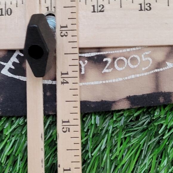 Skull Wings Cropped Shirt Women XL 23x14 Bleached Fort-Dover - Picture 5 of 14